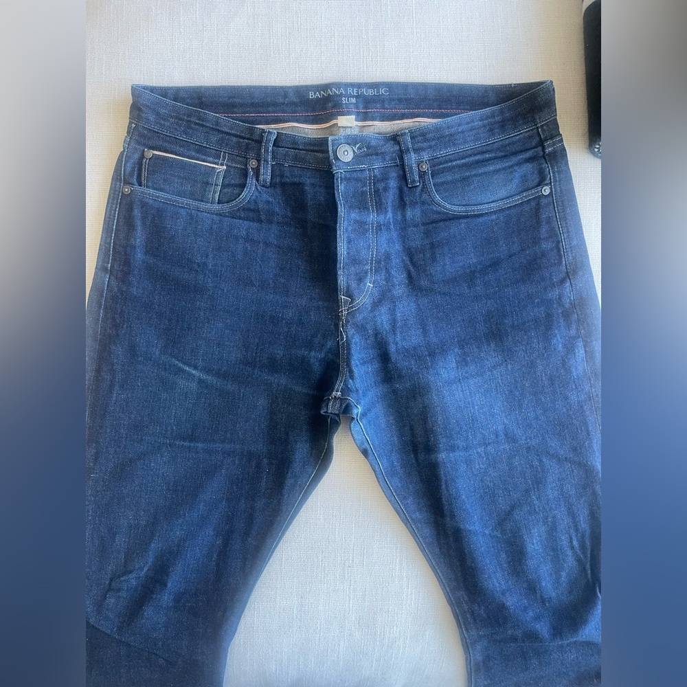 Banana Republic Slim Men's Dark Indigo Jeans